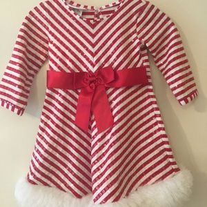Bonnie Baby Christmas Dress-18 months